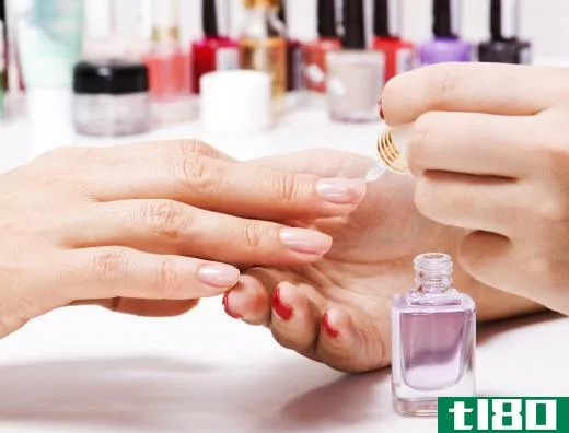 Many day spas offer manicures as well as pedicures.