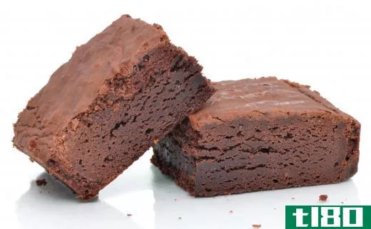 Mint can be used in brownies to enhance the flavor.