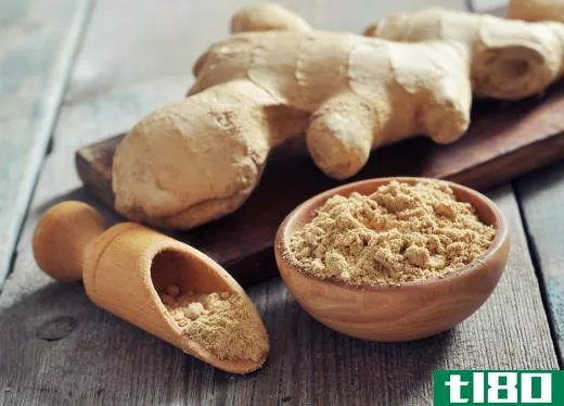 Ginger can be combined with orange peels can treat nausea and stomach upset.