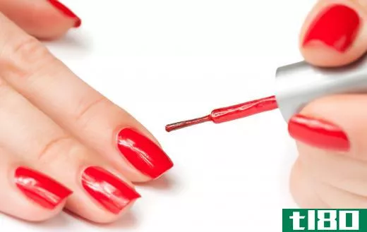 Some nail polish in the U.S. uses dibutyl phthalate, a toxin.