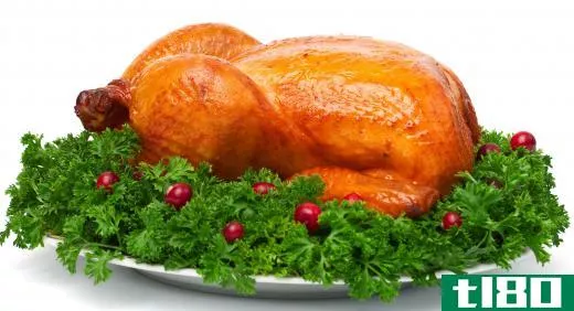 Leftover turkey sitting out is safe to eat within two hours.