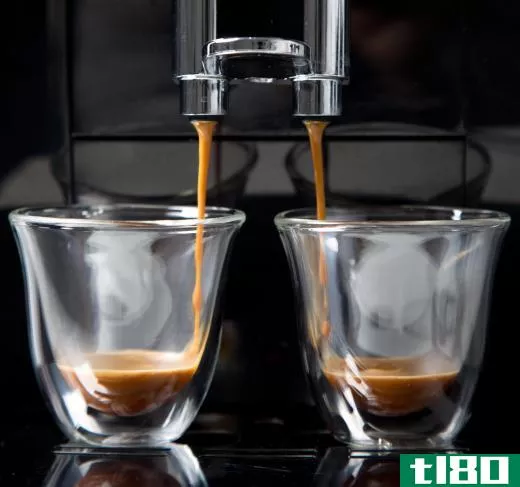 Espresso is measured in shots when making mocha coffee.