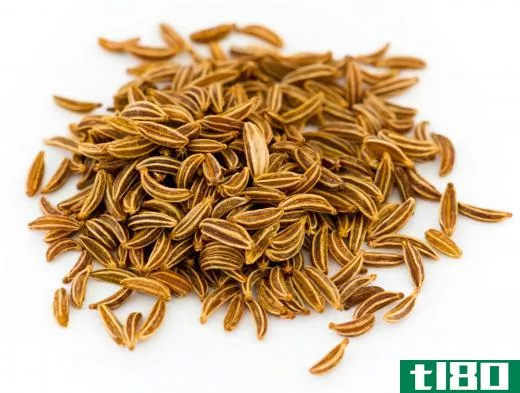 Cumin seeds, which are included in chat masala.