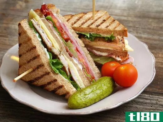 Properly handled slices of leftover turkey combine with bacon for a classic club sandwich.