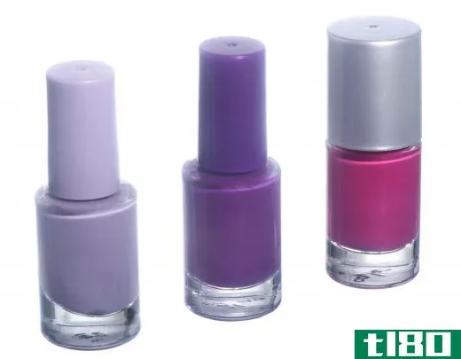 Nail polish often contains industrial solvents.