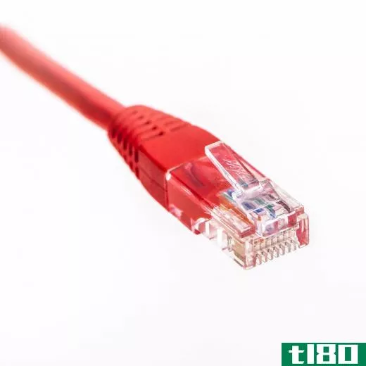 An Ethernet cable can connect computers, video game consoles, and other devices to a switch.