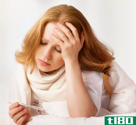 A high fever can be part of alcohol withdrawal.