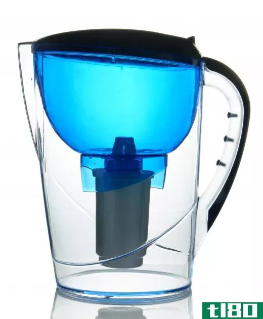 Carbon water filters are sometimes built into a pitcher.