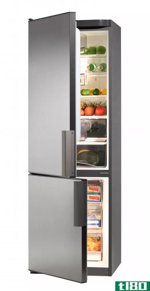A refrigerator can often be cleaned and painted.