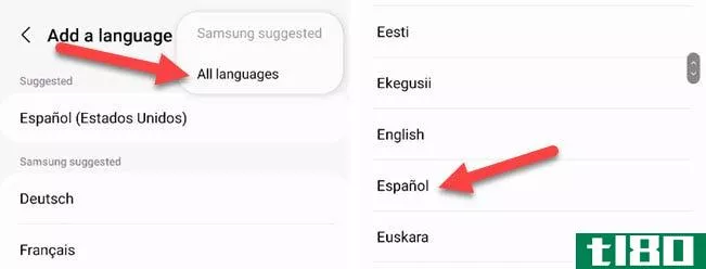 如何更改android上的语言