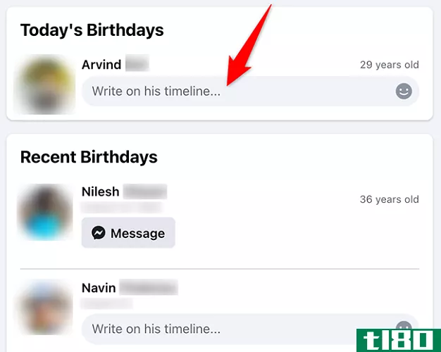 如何在facebook上找到朋友的生日