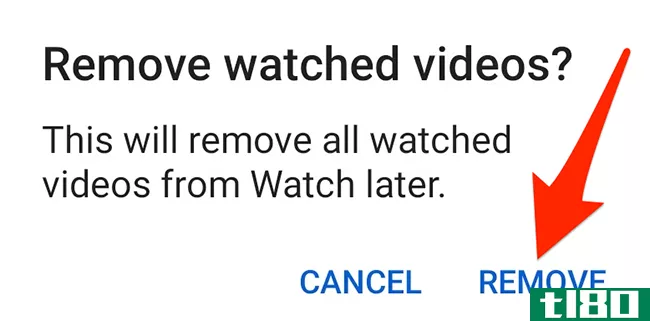 如何清除youtube上的“稍后观看”