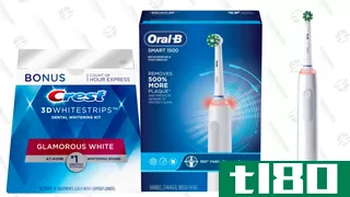 Oral-B Smart 1500 Electric Toothbrush / Crest 3D Whitestrips