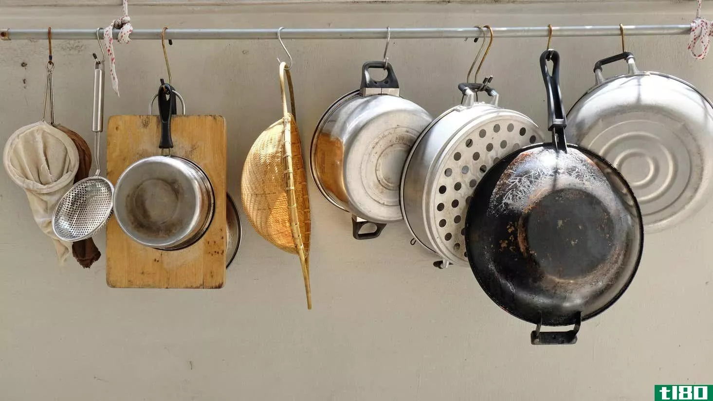 Image for article titled Why You Need a Pot Rack (and How to Easily Install One)