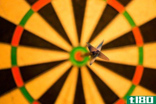 dart on the bullseye