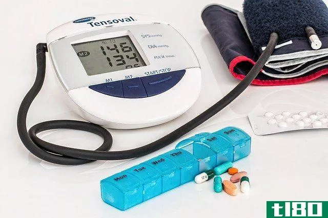 Blood pressure monitor and pill box