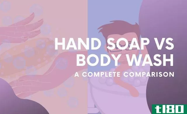 difference between hand soap and body wash