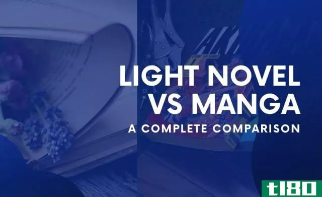 Difference between Light novel and Manga