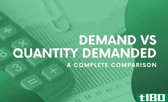 difference between demand and quantity demanded