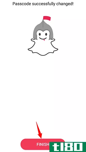 如何在snapchat上更改“仅我的眼睛”密码