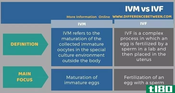 ivm(ivm)和体外受精(ivf)的区别