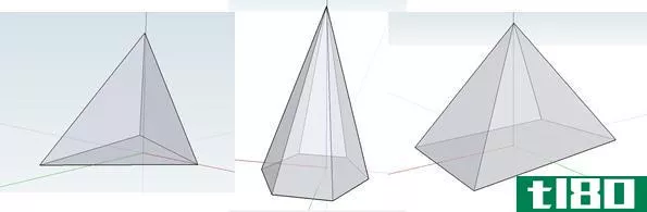 金字塔(pyramid)和棱镜(pri**)的区别