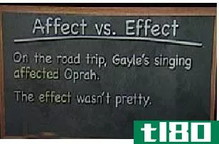 影响(affect)和英语语法中的效果(effect in english grammar)的区别