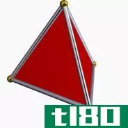 三角棱镜(triangular pri**)和三角金字塔（四面体）(triangular pyramid (tetrahedron))的区别