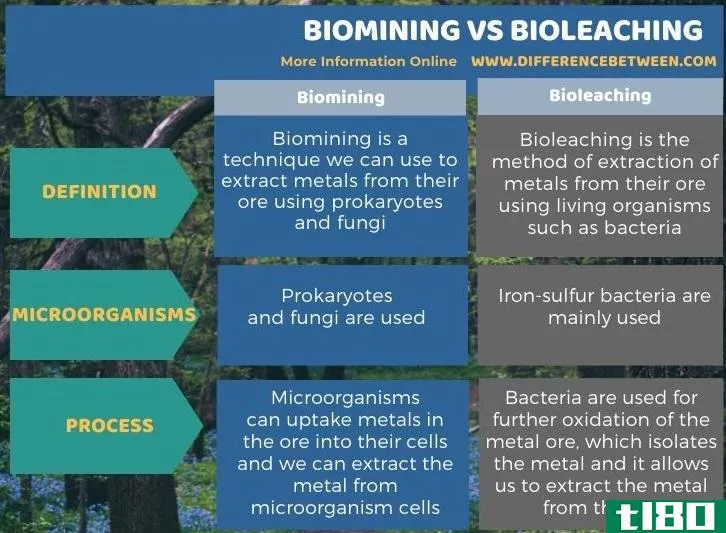 生物矿化(biomining)和生物浸出(bioleaching)的区别