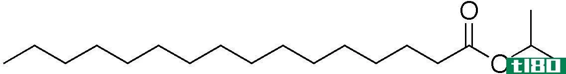 肉豆蔻酸异丙酯(isopropyl myristate)和棕榈酸异丙酯(isopropyl palmitate)的区别