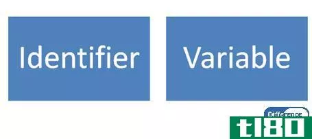 标识符(identifier)和变量(variable)的区别
