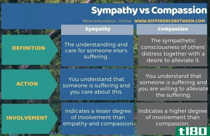 同情(sympathy)和同情(compassion)的区别