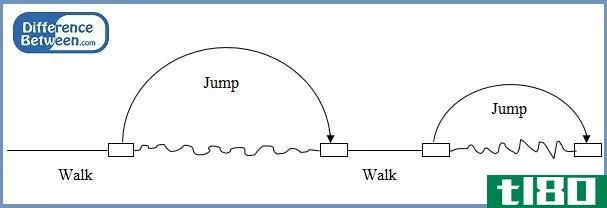 染色体行走(chromosome walking)和跳跃的(jumping)的区别