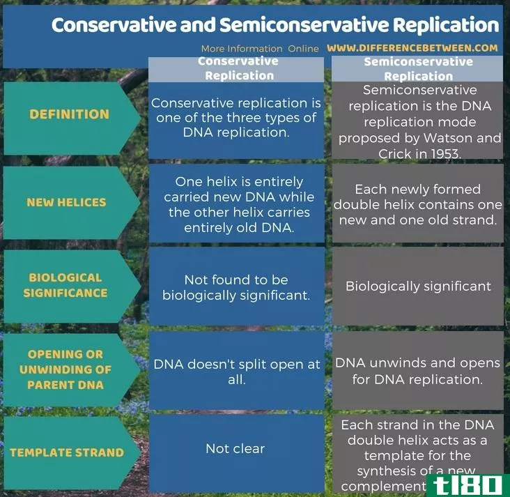 保守的(c***ervative)和半保守复制(semic***ervative replication)的区别