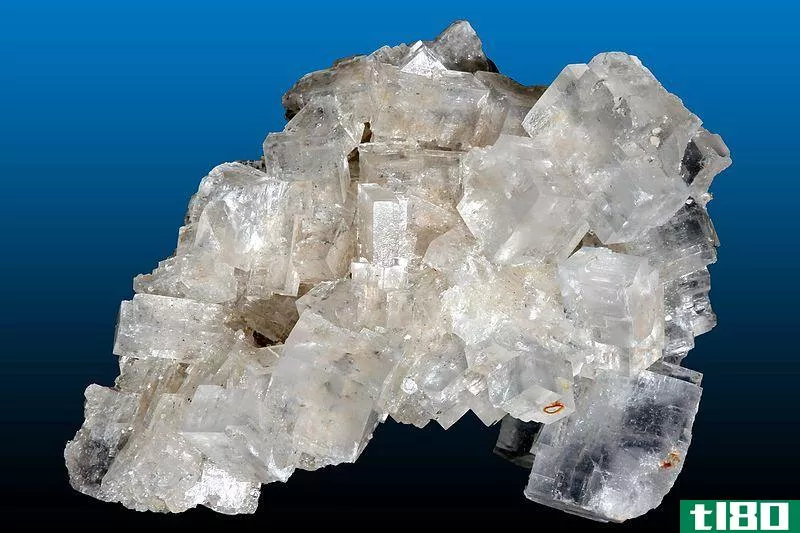 方解石(calcite)和石盐(halite)的区别