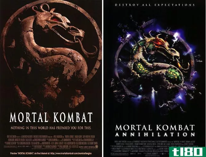 mortal kombat movie posters