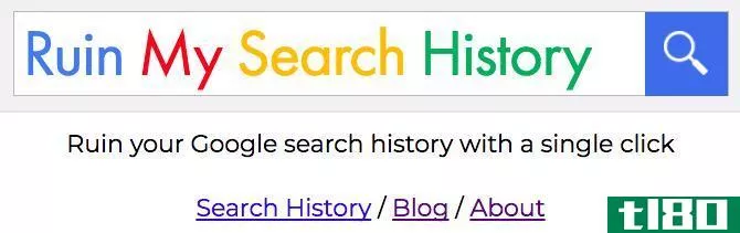 google search ruin my search history