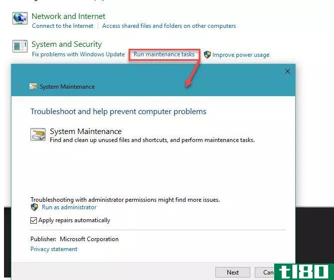 Windows 10 System Maintenance