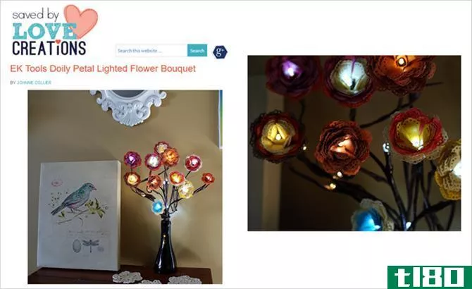 LED petal lighted flower bouquet