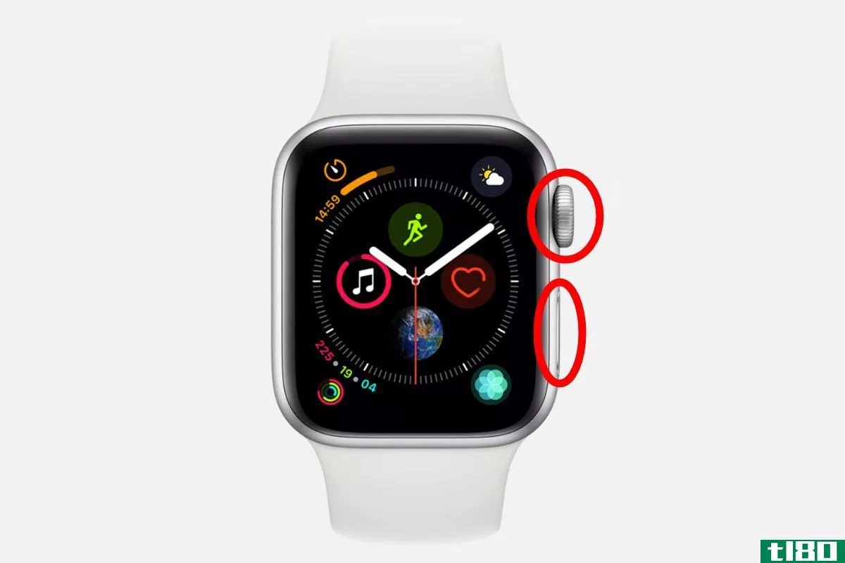 Apple Watch Side and Digital Crown butt***.