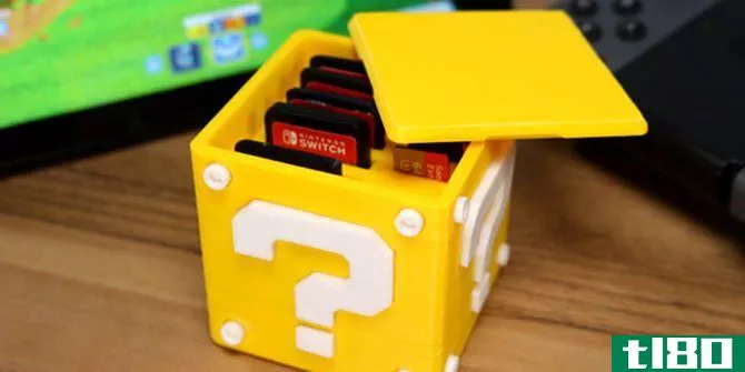 3D printed Nintendo Switch cartridge case