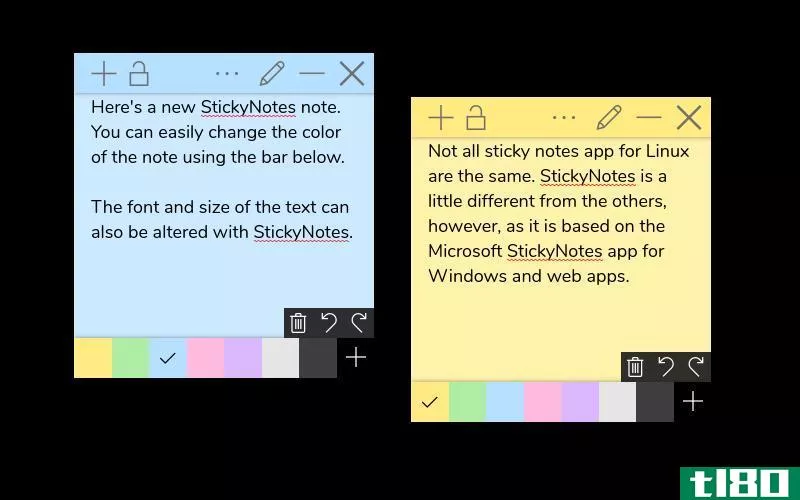 StickyNotes app for Linux