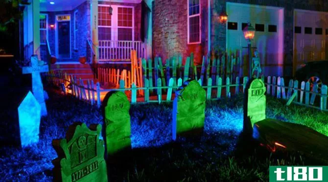 budget diy creepy halloween lighting projects