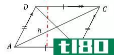 平行四边形(parallelogram)和梯形(trapezoid)的区别