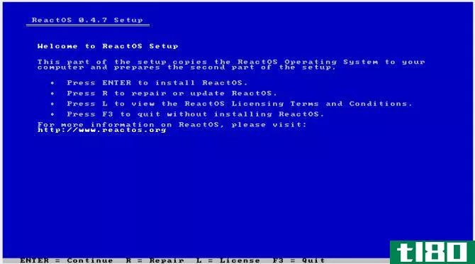 reactos review install2 welcome