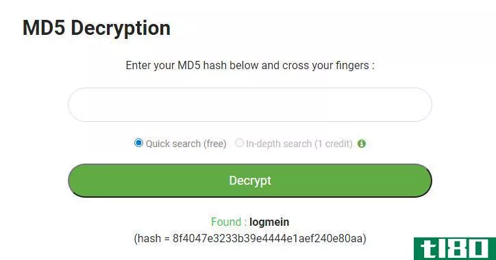 md5 hash password cracking