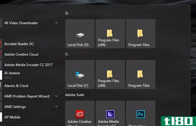 windows 10 start menu customizati*** productivity