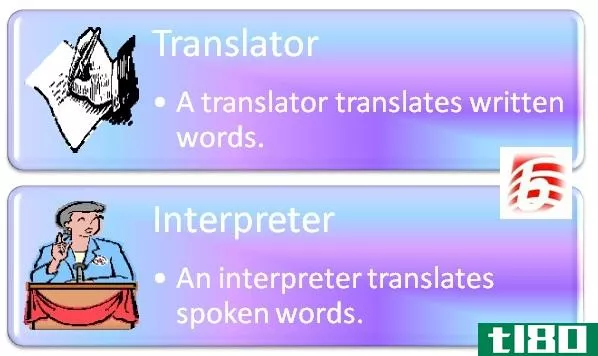 口译译员(interpreter)和翻译(translator)的区别