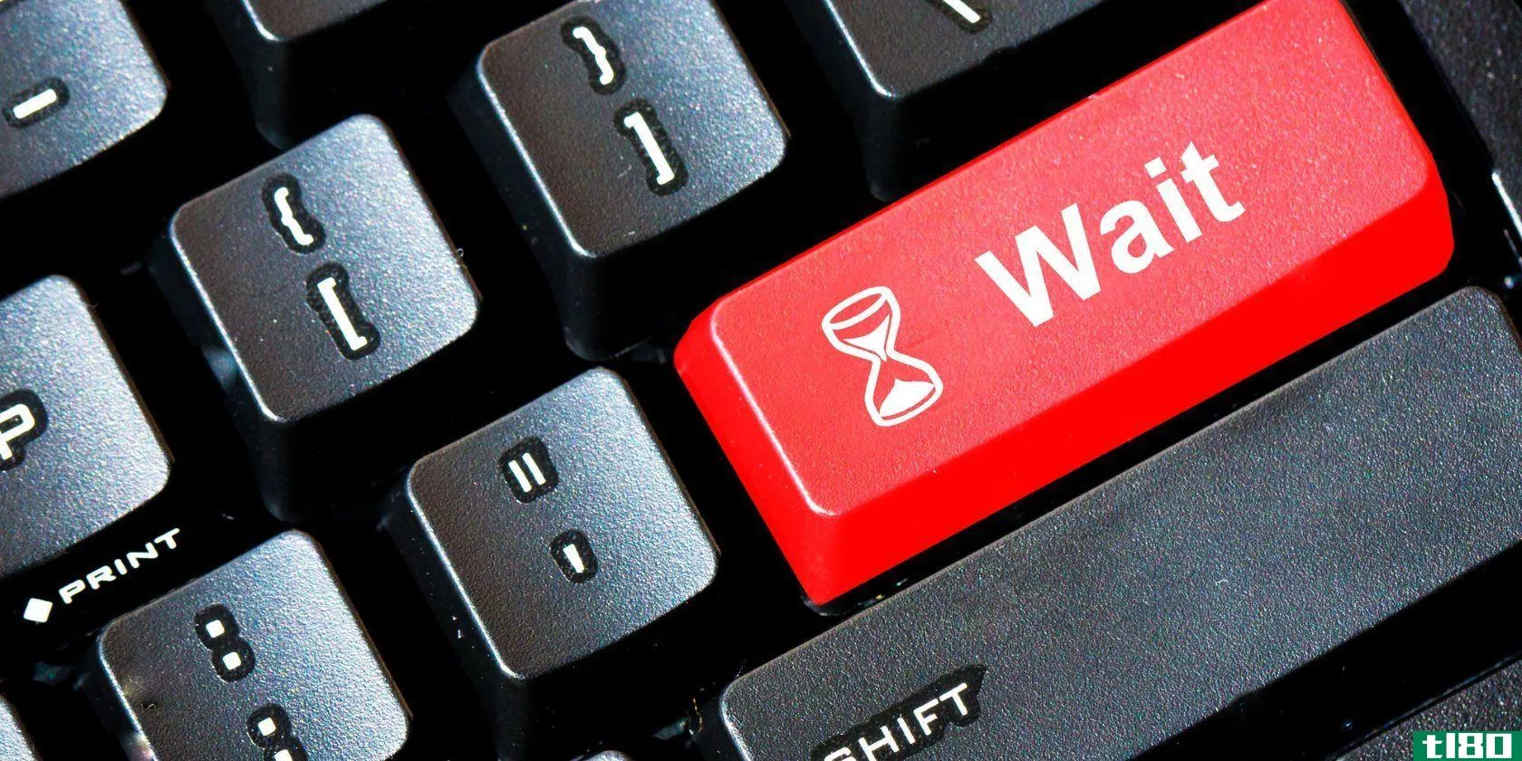 red-wait-button-on-a-computer-keyboard