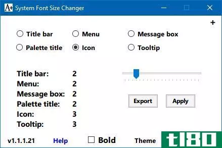 Windows 10 System Font Size Changer